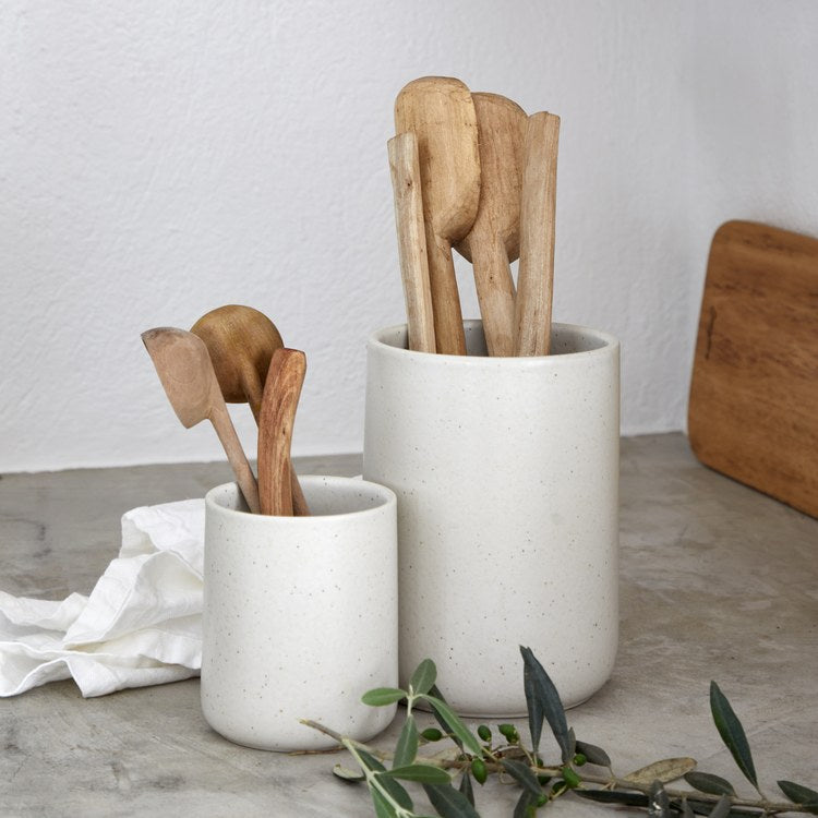 Pacifica 8 Utensil Holder/Vase - Vanilla - Image 2